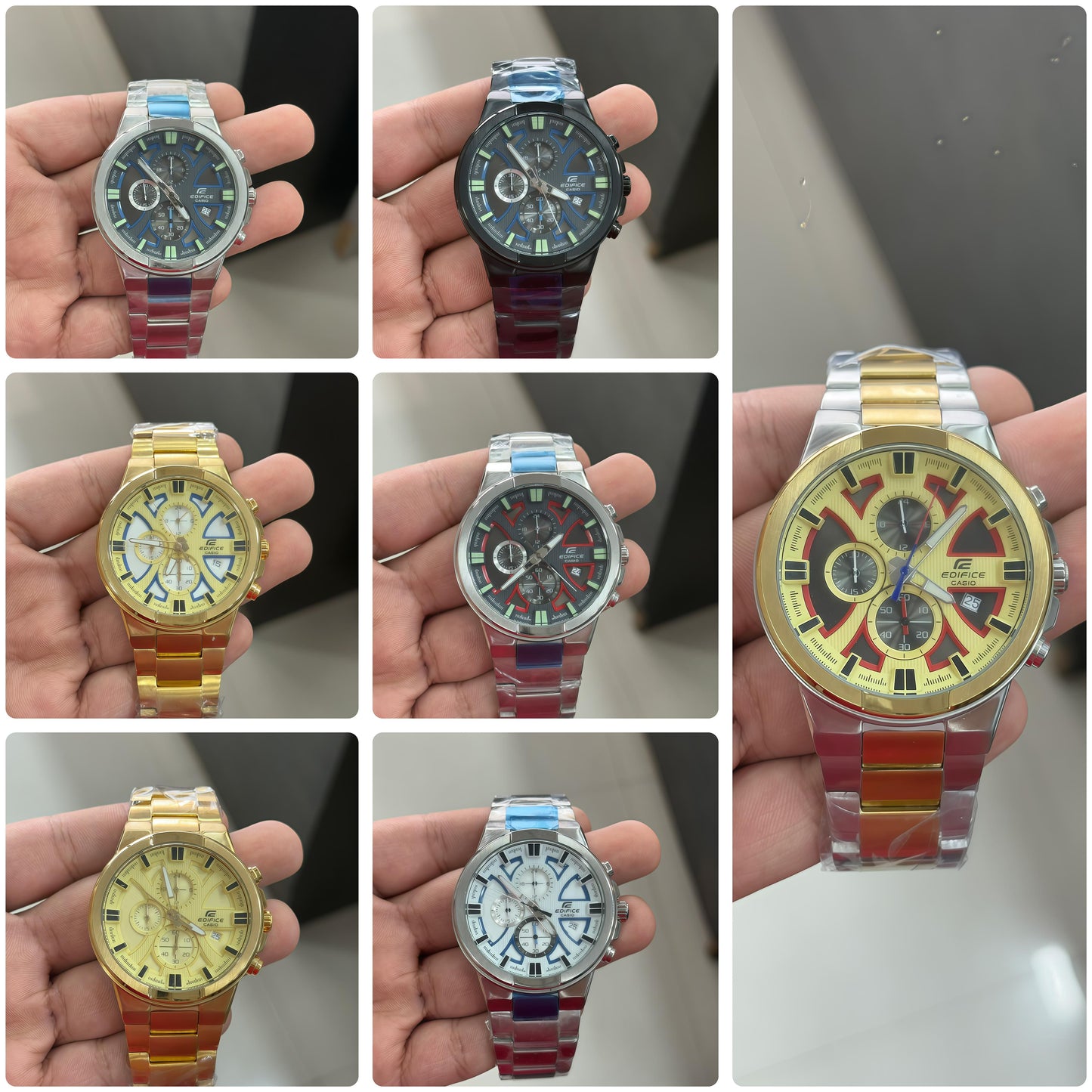 CASIO EDIFICE MEN'S CHRONOGRAPH WATCH – SPORTY MULTI-DIAL DESIGN WITH STAINLESS STEEL BRACELET