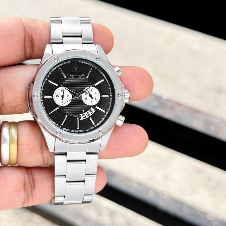 MASERATI LIFESTYLE COMPETITION MEN'S WATCH – BLACK DIAL, STAINLESS STEEL BRACELET