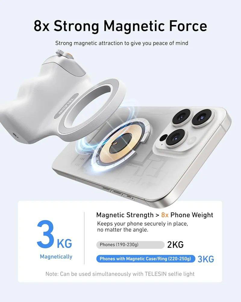 SHOT MAGNETIC PHONE CAMERA DSLR STYLE SHUTTER GRIP