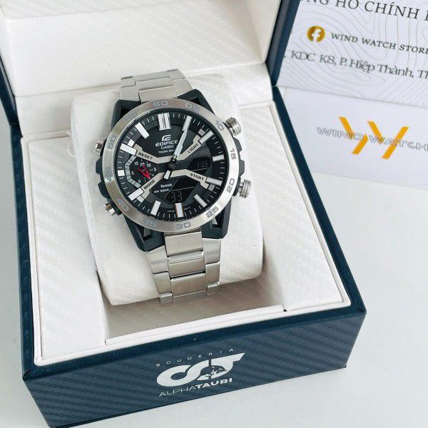 CASIO EDIFICE ECB-2000 MEN'S WATCH – SPORT CHRONOGRAPH WITH STAINLESS STEEL BRACELET