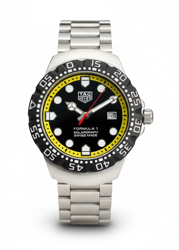TAG HEUER FORMULA 1 MEN'S WATCH – SPORTY DIAL WITH ROTATING BEZEL & STAINLESS STEEL BRACELET
