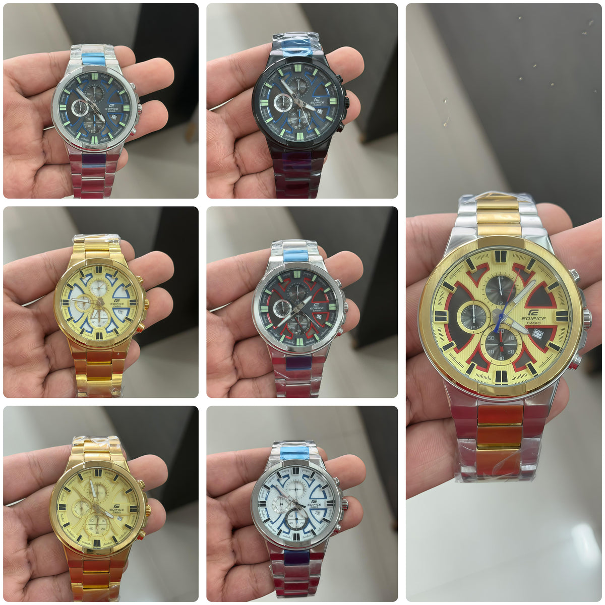 CASIO EDIFICE MEN'S CHRONOGRAPH WATCH – SPORTY MULTI-DIAL DESIGN WITH STAINLESS STEEL BRACELET