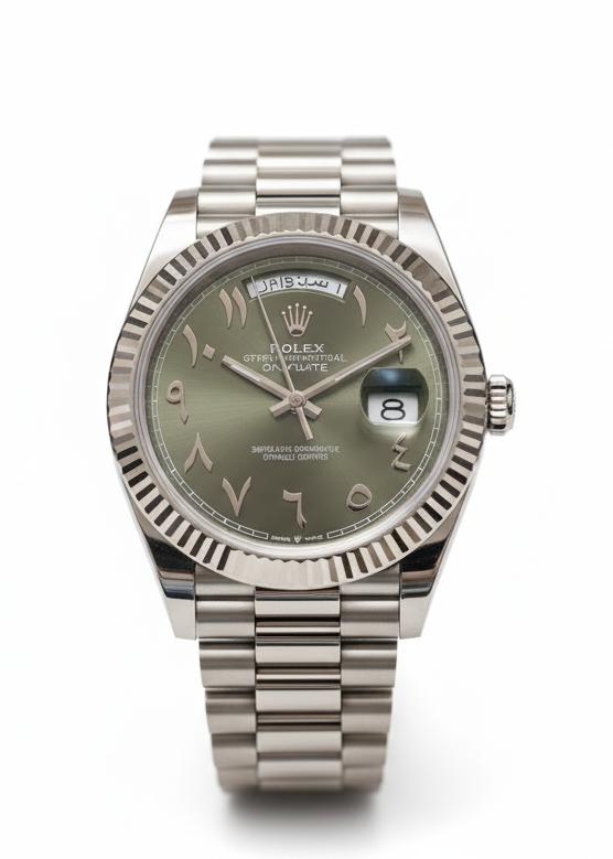MEN’S ROLEX DAY-DATE AUTOMATIC WHITE