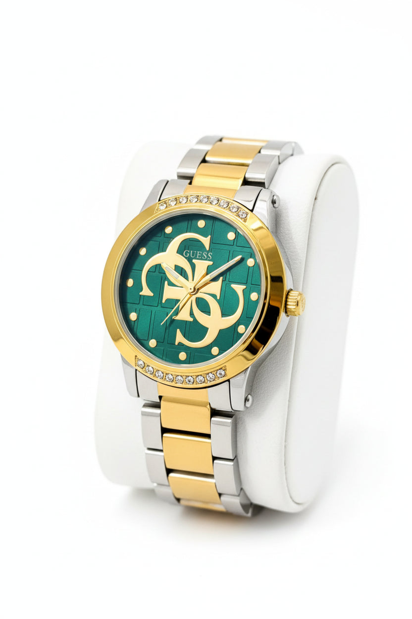 GUESS ANNETTE WOMEN’S TWO-TONE STAINLESS STEEL WATCH