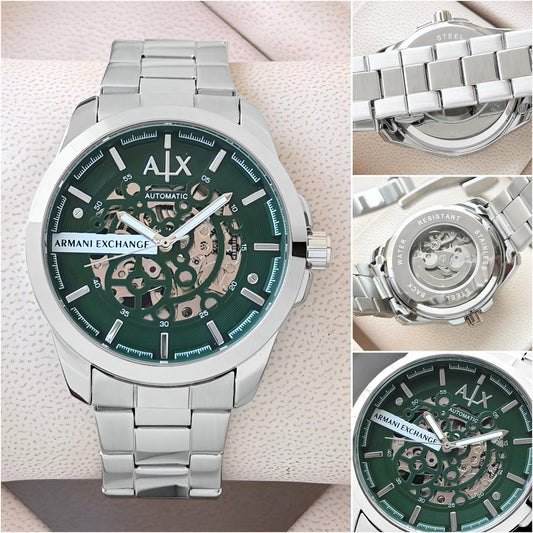 ARMANI EXCHANGE HAMPTON AUTOMATIC SKELETON
