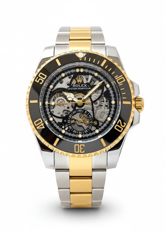 ROLEX SUBMARINER SKELETON AUTOMATIC WATCH