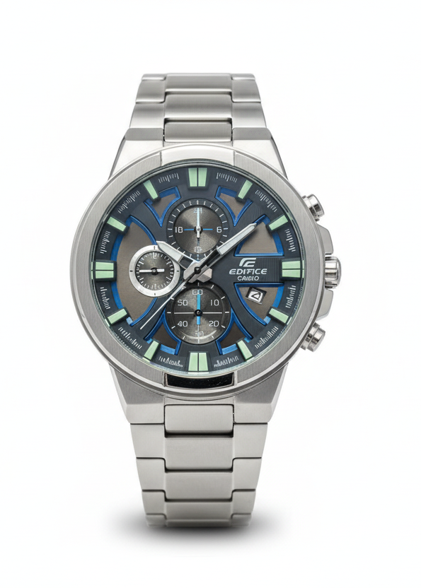 CASIO EDIFICE MEN'S CHRONOGRAPH WATCH – SPORTY MULTI-DIAL DESIGN WITH STAINLESS STEEL BRACELET